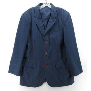 J Peterman Sport Coat 44 Blazer Jacket Classic Canvas Field Outdoor *